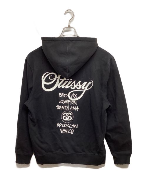 stussy（ステューシー）stussy (ステューシー) DOVER STREET MARKET (ドーバー ストリート マーケット) DSM WORLD TOUR HOOD ブラック サイズ:Sの古着・服飾アイテム