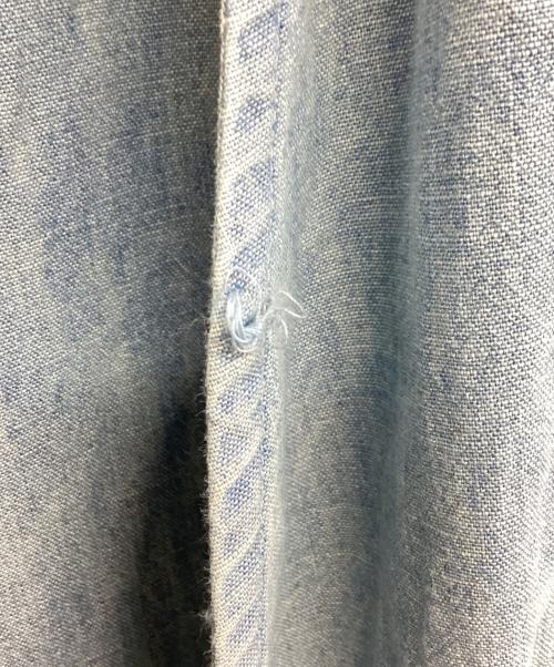 POLO RALPH LAUREN（ポロ・ラルフローレン）POLO RALPH LAUREN (ポロ・ラルフローレン) カシュクールデニムシャツワンピース インディゴ サイズ:4の古着・服飾アイテム