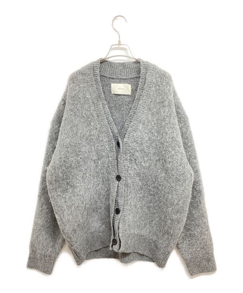 TODAYFUL（トゥデイフル）TODAYFUL (トゥデイフル) Brashed Vneck Cardigan 12320520 ブラッシュドVネックカーディガン グレー サイズ:FREEの古着・服飾アイテム