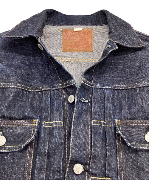 SUGAR CANE（シュガーケーン）SUGAR CANE (シュガーケーン) 14.25oz. DENIM JACKE 1953 MODEL Lot1953 2nd セカンド Gジャン セルビッチ 濃紺 インディゴ サイズ:38の古着・服飾アイテム