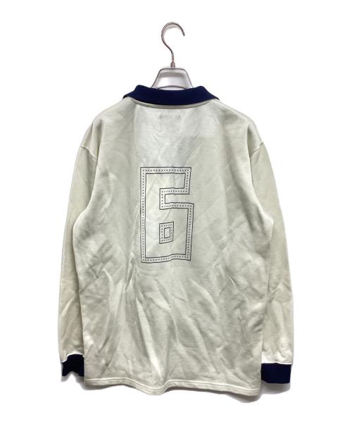 taiga igari（タイガイガリ）taiga igari (タイガイガリ) Two Tone Racing Shirt TI056020 ツートーンレーシングシャツ ホワイト サイズ:Mの古着・服飾アイテム