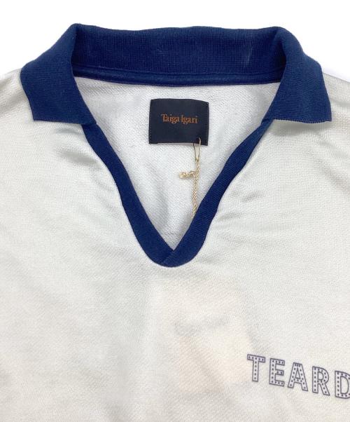 taiga igari（タイガイガリ）taiga igari (タイガイガリ) Two Tone Racing Shirt TI056020 ツートーンレーシングシャツ ホワイト サイズ:Mの古着・服飾アイテム