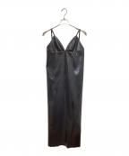Her Prahaハープラハ）の古着「エコレザーキャミソールワンピース　LITMUS取扱」｜ブラック