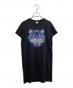 KENZOケンゾー）の古着「タイガー刺繍 ワンピース / FA52R07574V9」｜ブラック