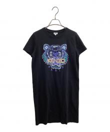 KENZO（ケンゾー）の古着「タイガー刺繍 ワンピース / FA52R07574V9」｜ブラック