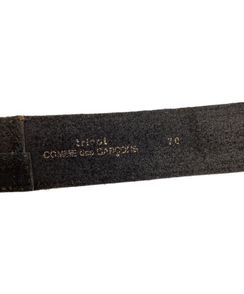 tricot COMME des GARCONS（トリココムデギャルソン）tricot COMME des GARCONS (トリココムデギャルソン) ベルト ブラックの古着・服飾アイテム