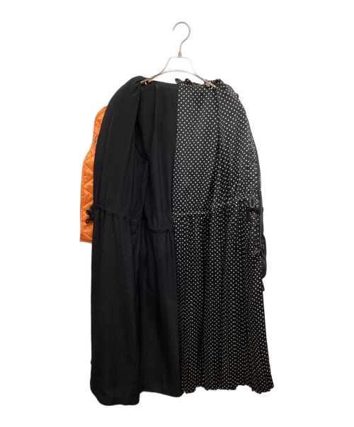 JUNYA WATANABE COMME des GARCONS（ジュンヤワタナベ コムデギャルソン）JUNYA WATANABE COMME des GARCONS ((ジュンヤワタナベ コムデギャルソン) ドッキングMA-1ジャケット JD-J030 AD2019 ブラック サイズ:Mの古着・服飾アイテム