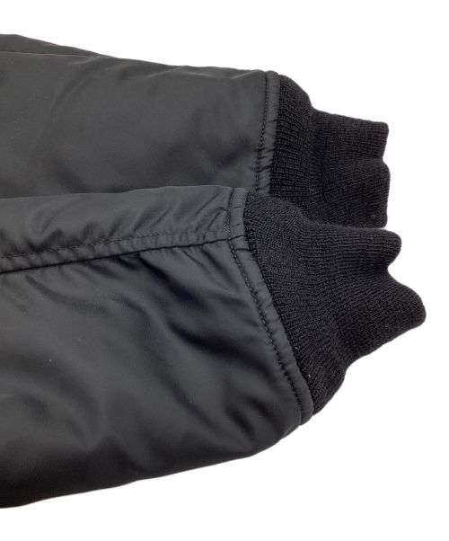 JUNYA WATANABE COMME des GARCONS（ジュンヤワタナベ コムデギャルソン）JUNYA WATANABE COMME des GARCONS ((ジュンヤワタナベ コムデギャルソン) ドッキングMA-1ジャケット JD-J030 AD2019 ブラック サイズ:Mの古着・服飾アイテム