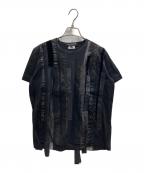 JUNYA WATANABE COMME des GARCONSジュンヤワタナベ コムデギャルソン）の古着「装飾デザインTシャツ JN-T006」｜ブラック