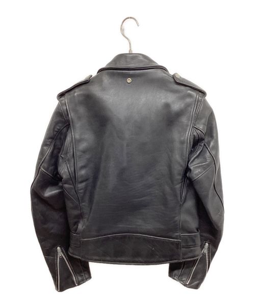Schott（ショット）Schott (ショット) ダブルライダースジャケット バイカー後期 618 ブラック サイズ:36の古着・服飾アイテム