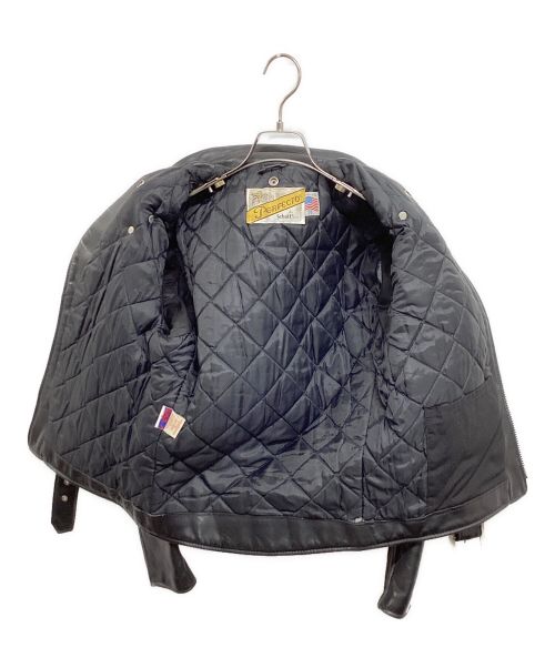 Schott（ショット）Schott (ショット) ダブルライダースジャケット バイカー後期 618 ブラック サイズ:36の古着・服飾アイテム
