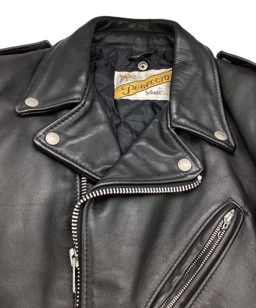 Schott（ショット）Schott (ショット) ダブルライダースジャケット バイカー後期 618 ブラック サイズ:36の古着・服飾アイテム