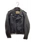 Schott（ショット）の古着「ダブルライダースジャケット バイカー後期 618」｜ブラック