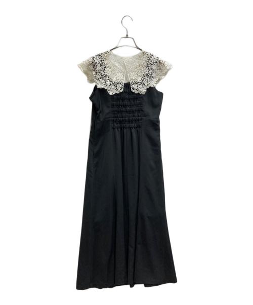 Rirandture（リランドチュール）Rirandture (リランドチュール) レーシーカラーワンピース 84265340 ブラック サイズ:2の古着・服飾アイテム