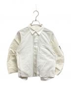 sacaiサカイ）の古着「Cotton Poplin x Nylon Twill Shirt 24-07380」｜アイボリー