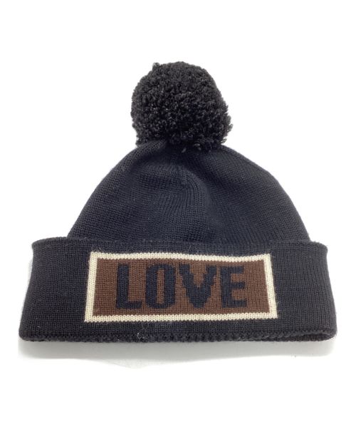 FENDI（フェンディ）FENDI (フェンディ) LOVE ニットキャップの古着・服飾アイテム