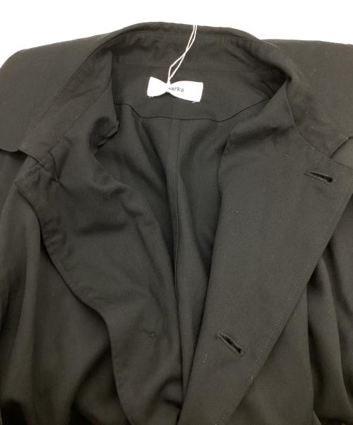 MARKA（マーカ）MARKA (マーカ) ウールステンカラーコート STUDIOUS別注 M22F-33CO01C ブラック サイズ:2の古着・服飾アイテム