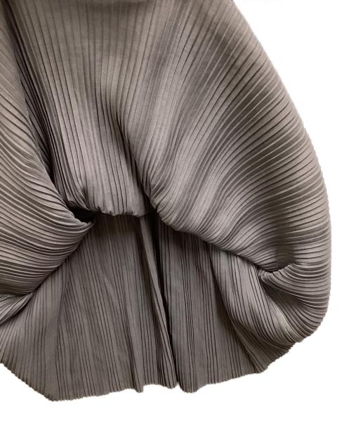 beautiful people（ビューティフルピープル）beautiful people (ビューティフルピープル) metalic jersey pleats dress 1825104003 シルバー サイズ:38の古着・服飾アイテム
