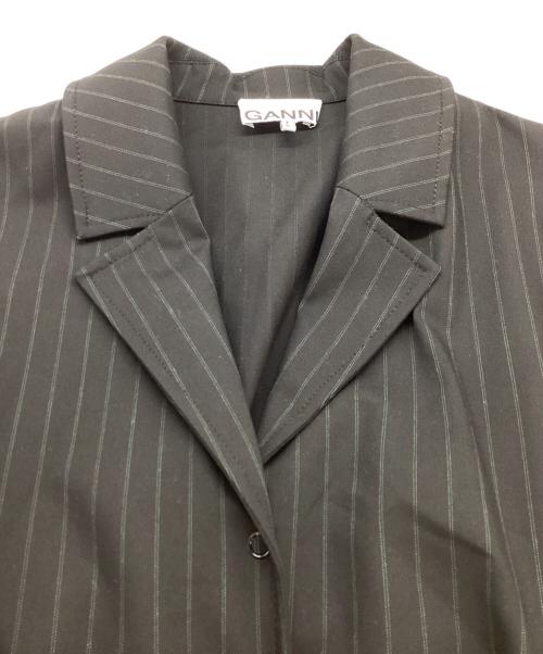 GANNI（ガニー）GANNI (ガニー) Stretch Stripe Mini Dress ブラック サイズ:36の古着・服飾アイテム