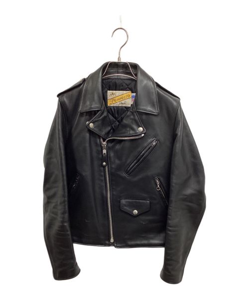 Schott（ショット）Schott (ショット) PERFECTOワンスターライダースレザージャケット 復刻 613 ワンスター 牛タグ ブラック サイズ:34の古着・服飾アイテム