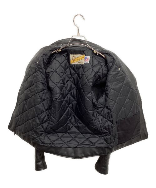 Schott（ショット）Schott (ショット) PERFECTOワンスターライダースレザージャケット 復刻 613 ワンスター 牛タグ ブラック サイズ:34の古着・服飾アイテム