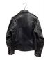 Schott (ショット) PERFECTOワンスターライダースレザージャケット 復刻 613 ワンスター 牛タグ ブラック サイズ:34：30000円