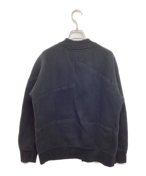 sacai（サカイ）sacai (サカイ) デコンストライクスェットシャツ 18-01839M ブラック サイズ:1の古着・服飾アイテム