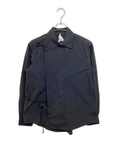 SOSHIOTSUKI（ソウシ オオツキ）SOSHIOTSUKI (ソウシ オオツキ) HANGING EVENING SHIRTS SAW20SH01 ブラック サイズ:44の古着・服飾アイテム
