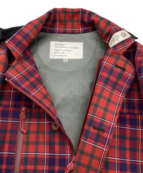 BEAMS（ビームス）BEAMS (ビームス) MOUNTAIN RESEARCH (マウンテンリサーチ) 35th Holiday Mountain Jacket レッド サイズ:Sの古着・服飾アイテム