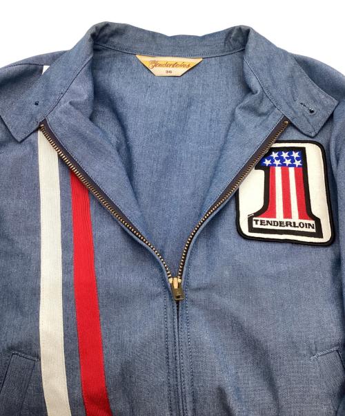 TENDERLOIN（テンダーロイン）TENDERLOIN (テンダーロイン) レーシングスウィングトップ ブルー サイズ:XSの古着・服飾アイテム