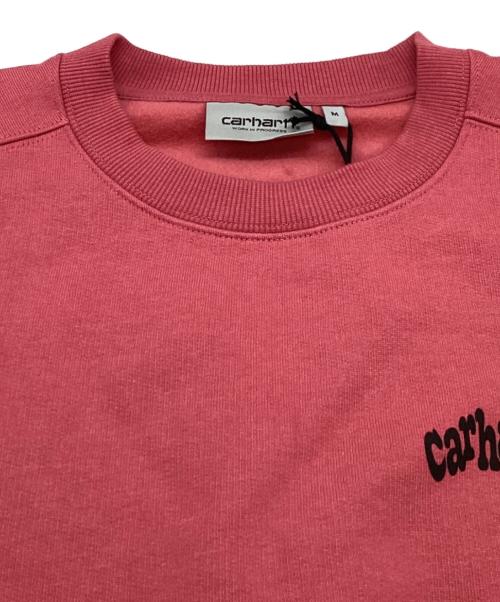 CarHartt（カーハート）CarHartt (カーハート) AMOUR SWEATSHIRT アムールスウェットシャツ ピンク サイズ:Mの古着・服飾アイテム