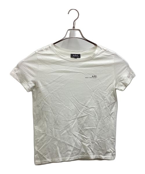 A.P.C.（アーペーセー）A.P.C. (アーペーセー) プリントTシャツ ホワイト サイズ:Sの古着・服飾アイテム