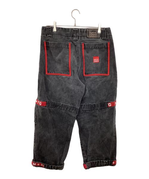 MARITHE+FRANCOIS GIRBAUD（マリテフランソワジルボー）MARITHE+FRANCOIS GIRBAUD (マリテフランソワジルボー) デニムシャトルパンツ 8MM27N ブラック サイズ:33の古着・服飾アイテム