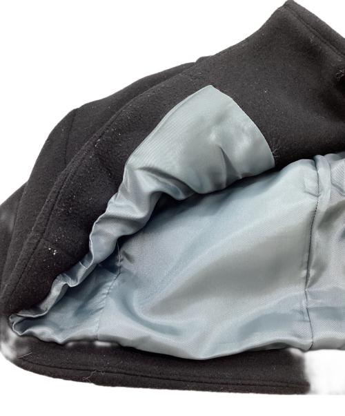 SHIPS（シップス）SHIPS (シップス) Bellandi SUPER130 Cocoon Short coat Black /  コクーンショートコート ベルダンディー スーパー130 ブラック / 314-15-0612 ブラック サイズ:36の古着・服飾アイテム