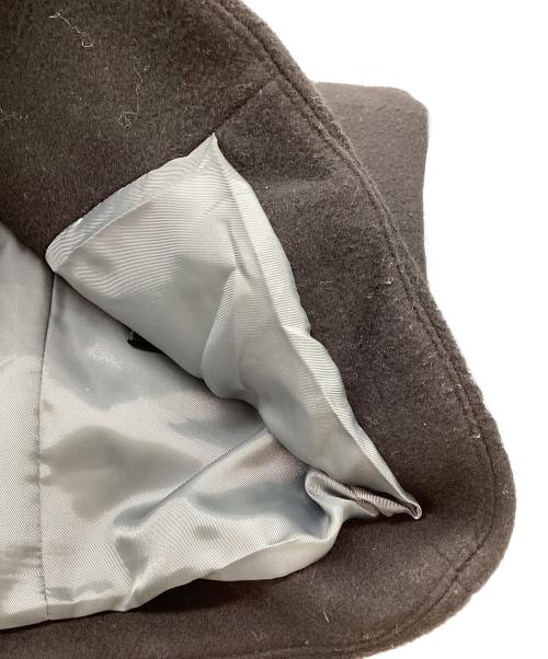 SHIPS（シップス）SHIPS (シップス) Bellandi SUPER130 Cocoon Short coat Black /  コクーンショートコート ベルダンディー スーパー130 ブラック / 314-15-0612 ブラック サイズ:36の古着・服飾アイテム