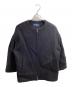 SHIPS（シップス）の古着「Bellandi SUPER130 Cocoon Short coat Black /  コクーンショートコート ベルダンディー スーパー130 ブラック / 314-15-0612」｜ブラック