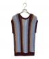 6(ROKU) BEAUTY&YOUTH (ロク ビューティーアンドユース) STRIPED MESH VEST / レーヨン混ニットベスト / 8618-299-0176 / MADE IN JAPAN マルチカラー サイズ:記載なし：5000円