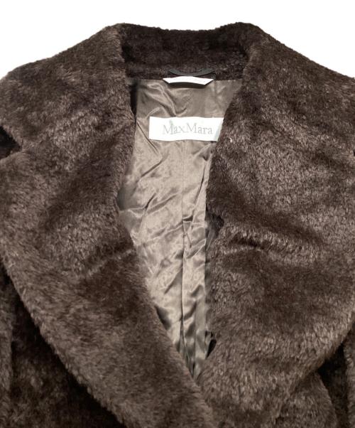 MaxMara（マックスマーラ）MaxMara (マックスマーラ) アルパカウールコート ブラウン サイズ:38の古着・服飾アイテム