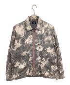 Paul Smith RED EARポールスミス レッドイヤー）の古着「ブリーチジップアップジャケット」｜グレー