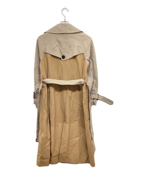 Diagram GRACE CONTINENTAL（ダイアグラム グレースコンチネンタル）Diagram GRACE CONTINENTAL (ダイアグラム グレースコンチネンタル) 配色トレンチコート 3936 2169-0 ブラウン サイズ:36の古着・服飾アイテム