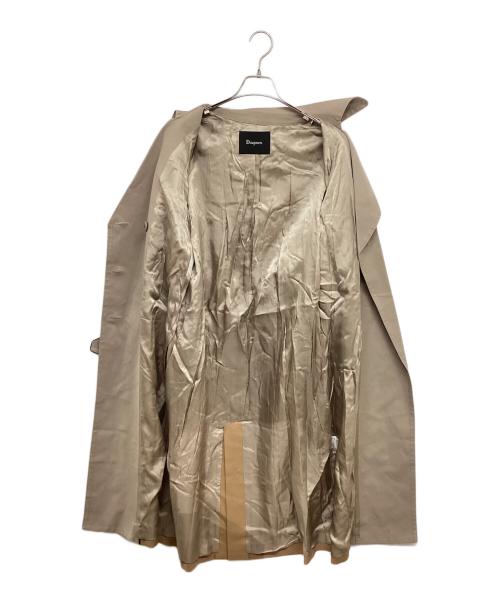 Diagram GRACE CONTINENTAL（ダイアグラム グレースコンチネンタル）Diagram GRACE CONTINENTAL (ダイアグラム グレースコンチネンタル) 配色トレンチコート 3936 2169-0 ブラウン サイズ:36の古着・服飾アイテム