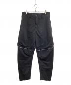 STONE ISLAND SHADOW PROJECTストーンアイランド シャドウプロジェクト）の古着「VENT PANEL PANTS 741930308」｜ブラック