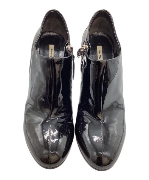 MIU MIU（ミュウミュウ）MIU MIU (ミュウミュウ) ヒールパンプス ブラック サイズ:35 1/2の古着・服飾アイテム