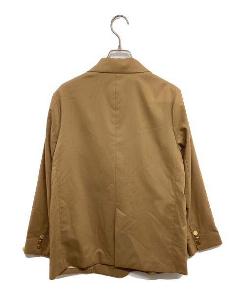 Noble（ノーブル）Noble (ノーブル) カルゼストレッチテーラードジャケット 19-010-240-3100-3-0 ブラウン サイズ:38の古着・服飾アイテム