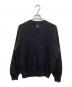 BATONER（バトナ―）の古着「ROYAL RAMIE CREW NECK BN-23SM-018 ロイヤルラミークルーネックニット」｜ブラック