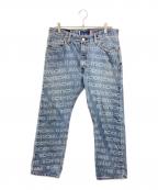 bodysong.ボディソング）の古着「再構築デニムパンツ BS20505」｜インディゴ