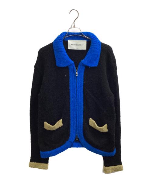 ANDERSSON BELL（アンダーソンベル）Andersson Bell (アンダーソンベル) COLLAR ZIP KNIT CARDIGAN / カラージップニットカーディガン / atb853m  ホワイト サイズ:Mの古着・服飾アイテム