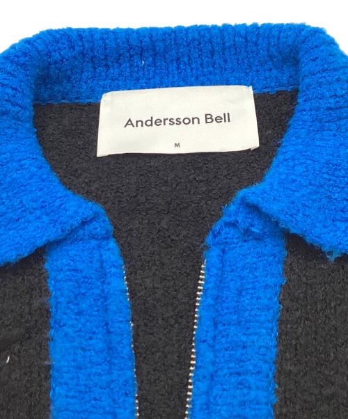 ANDERSSON BELL（アンダーソンベル）Andersson Bell (アンダーソンベル) COLLAR ZIP KNIT CARDIGAN / カラージップニットカーディガン / atb853m  ホワイト サイズ:Mの古着・服飾アイテム
