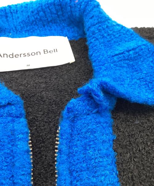 ANDERSSON BELL（アンダーソンベル）Andersson Bell (アンダーソンベル) COLLAR ZIP KNIT CARDIGAN / カラージップニットカーディガン / atb853m  ホワイト サイズ:Mの古着・服飾アイテム
