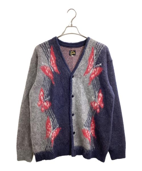 Needles（ニードルズ）Needles (ニードルズ) Mohair Papillon Cardigan/LQ275 ネイビー サイズ:Mの古着・服飾アイテム